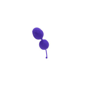 Boules de Geisha violet silicone 